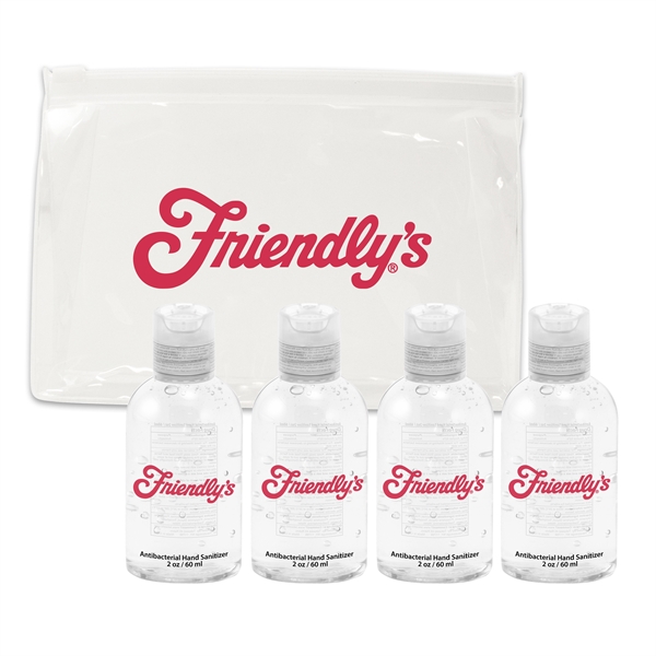 4 Pack of 2 oz Sanitizer in EVA Zip Lock Bag - 4 Pack of 2 oz Sanitizer in EVA Zip Lock Bag - Image 4 of 5