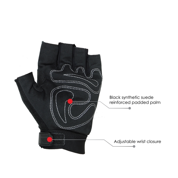 Fingerless Sports Gloves - Fingerless Sports Gloves - Image 3 of 4