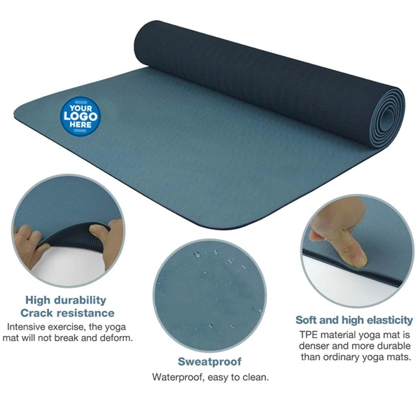 TPE Exercise Yoga Mat - TPE Exercise Yoga Mat - Image 2 of 4