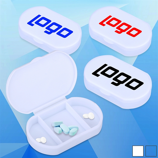 3 Compartments Pill Case/ Dispenser