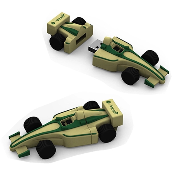 Racing Car Shaped USB Flash Drive - Racing Car Shaped USB Flash Drive - Image 0 of 2