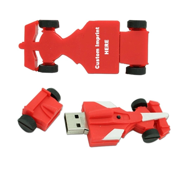 Racing Car Shaped USB Flash Drive - Racing Car Shaped USB Flash Drive - Image 2 of 2
