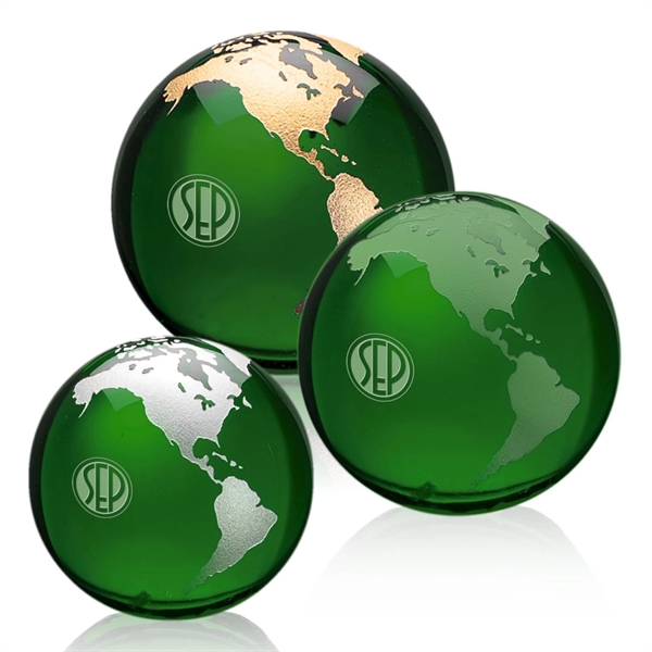 Globe Paperweight - Green - Globe Paperweight - Green - Image 0 of 15