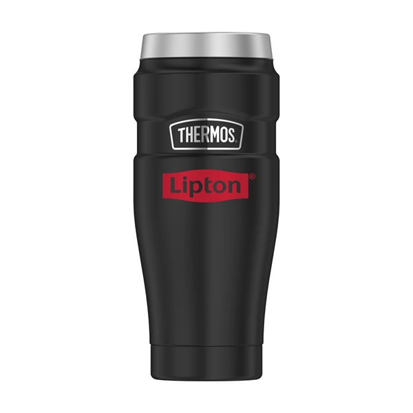 16 oz. Thermos® Stainless King™ Steel Trvl Tumbler - 16 oz. Thermos® Stainless King™ Steel Trvl Tumbler - Image 0 of 3