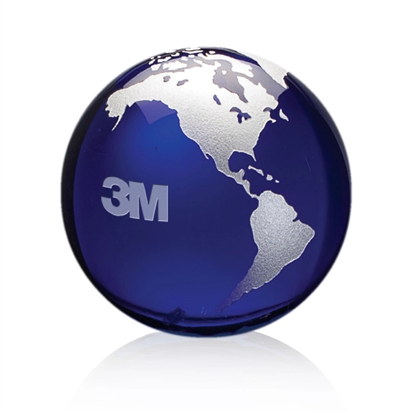 Globe Paperweight - Blue - Globe Paperweight - Blue - Image 14 of 15