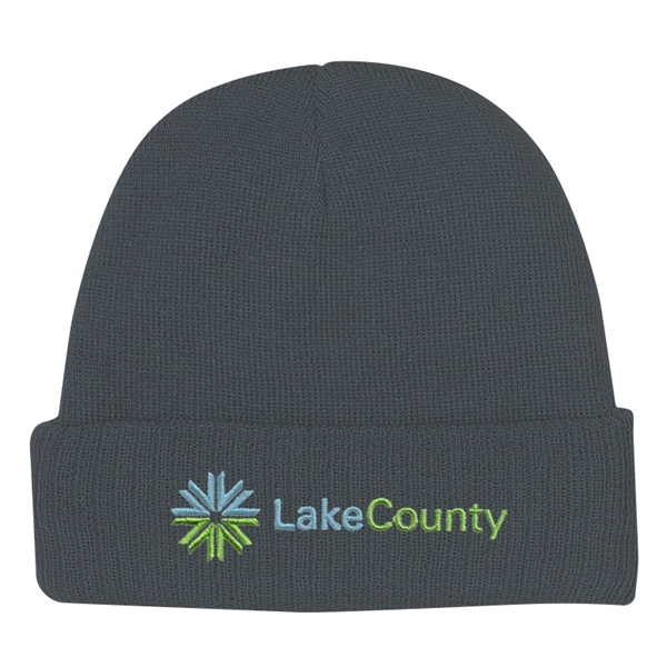 Knit Beanie With Cuff - Knit Beanie With Cuff - Image 10 of 10