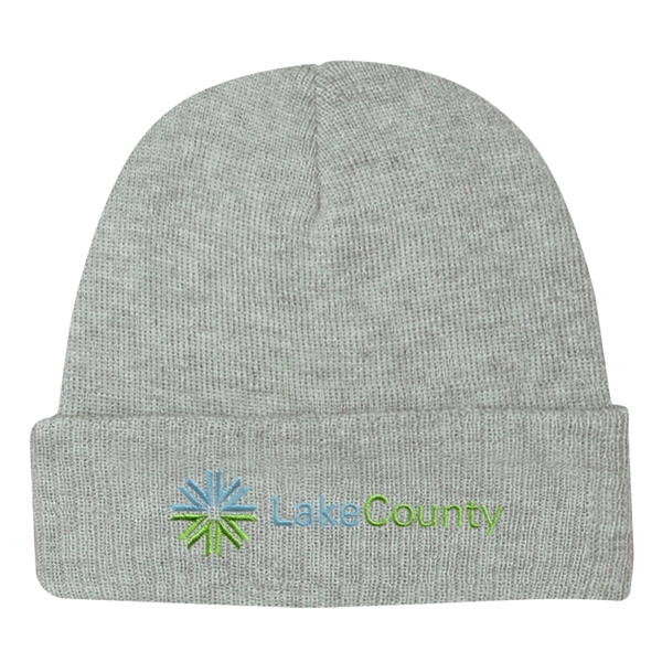 Knit Beanie With Cuff - Knit Beanie With Cuff - Image 4 of 10