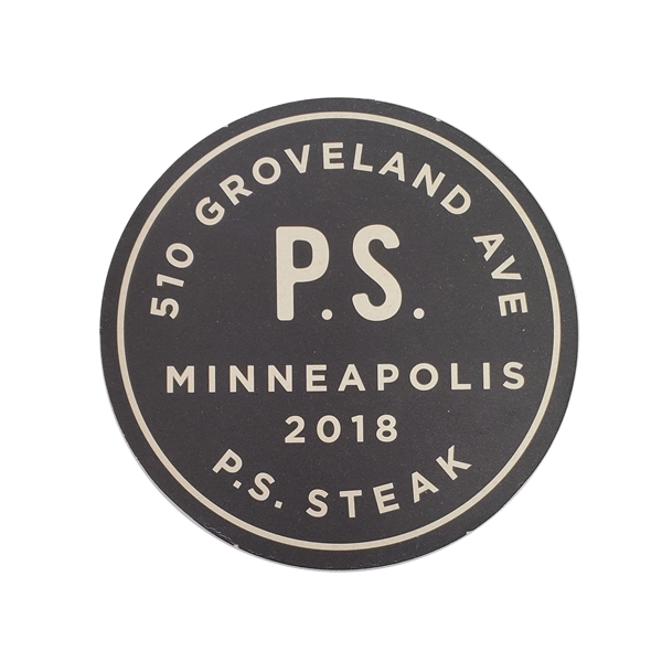 3.5" Round Pulp-Board Coaster 60pt - 3.5" Round Pulp-Board Coaster 60pt - Image 0 of 1