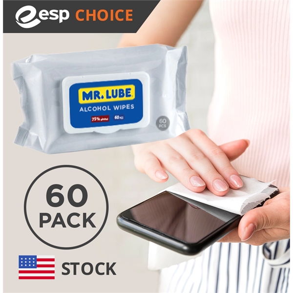 Alcohol Sanitizing Wipes (60 Count) - Alcohol Sanitizing Wipes (60 Count) - Image 0 of 0