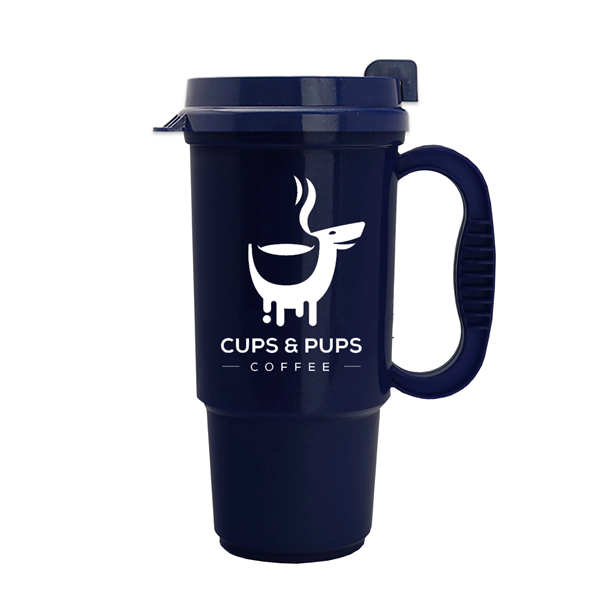The Commuter 16 oz Insulated Auto Mug - The Commuter 16 oz Insulated Auto Mug - Image 2 of 5