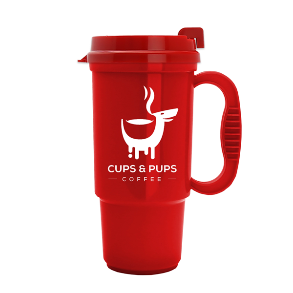 The Commuter 16 oz Insulated Auto Mug - The Commuter 16 oz Insulated Auto Mug - Image 3 of 5