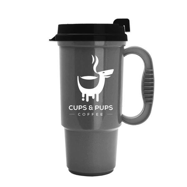 The Commuter 16 oz Insulated Auto Mug - The Commuter 16 oz Insulated Auto Mug - Image 5 of 5