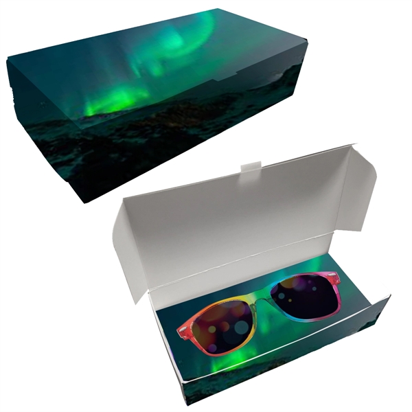 Stylish Sunglasses with Rainbow Frame - Stylish Sunglasses with Rainbow Frame - Image 5 of 11