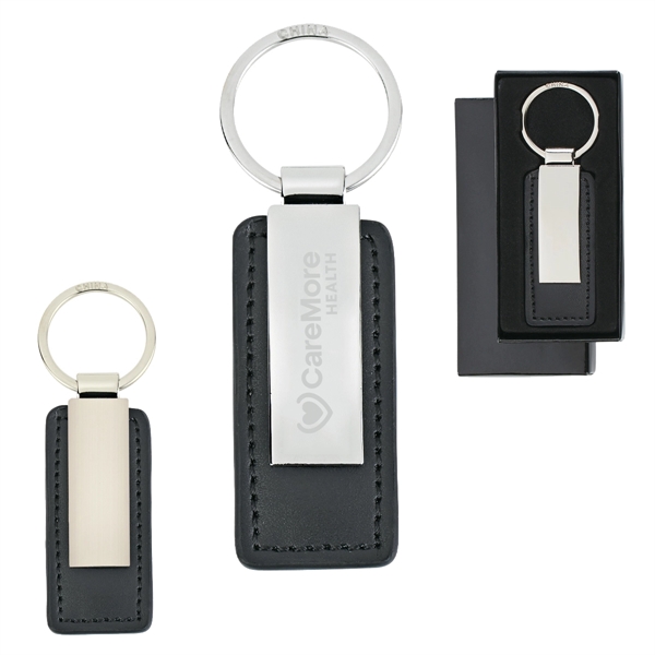 Key Tag in Leather - Key Tag in Leather - Image 1 of 6