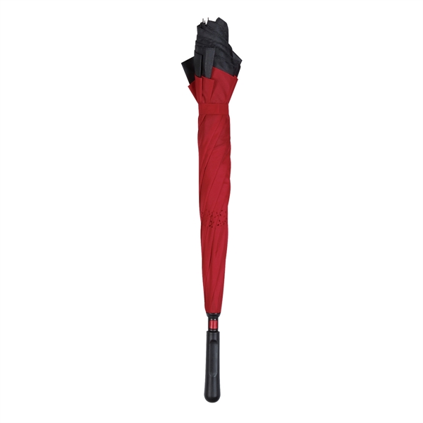 48" Contrasting Inversion Umbrella - 48" Contrasting Inversion Umbrella - Image 7 of 15