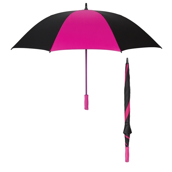 Colorful 60" Arc Golf Umbrella - Colorful 60" Arc Golf Umbrella - Image 7 of 13