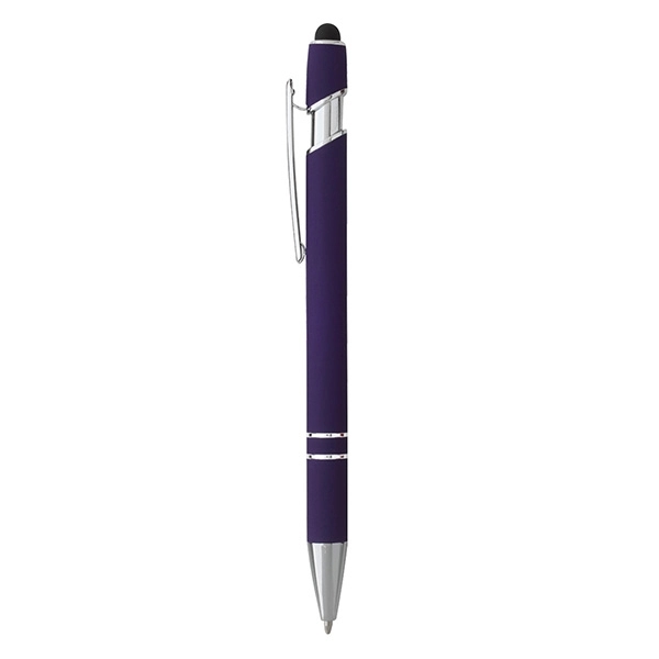 Rubberized Aluminum Stylus Pen - Rubberized Aluminum Stylus Pen - Image 5 of 16