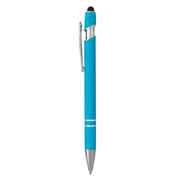 Rubberized Aluminum Stylus Pen - Rubberized Aluminum Stylus Pen - Image 13 of 16