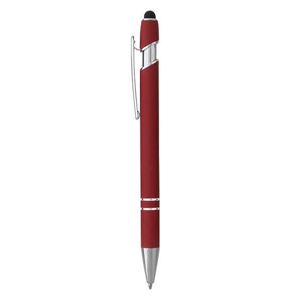 Rubberized Aluminum Stylus Pen - Rubberized Aluminum Stylus Pen - Image 16 of 16