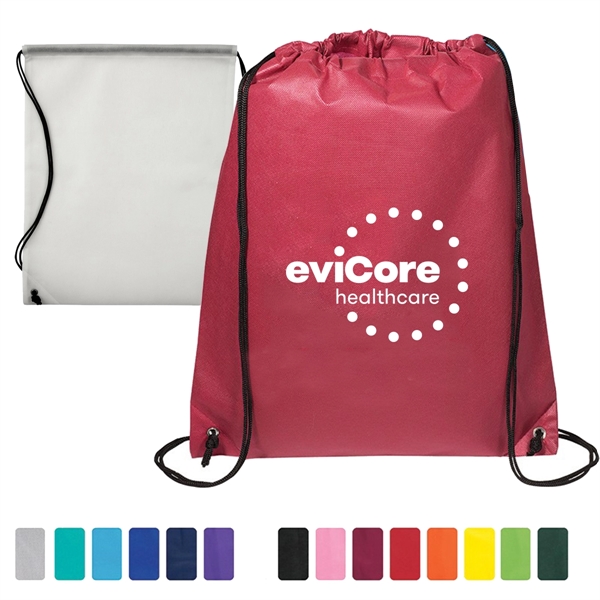 Non-Woven Drawstring Knapsack - Non-Woven Drawstring Knapsack - Image 0 of 14