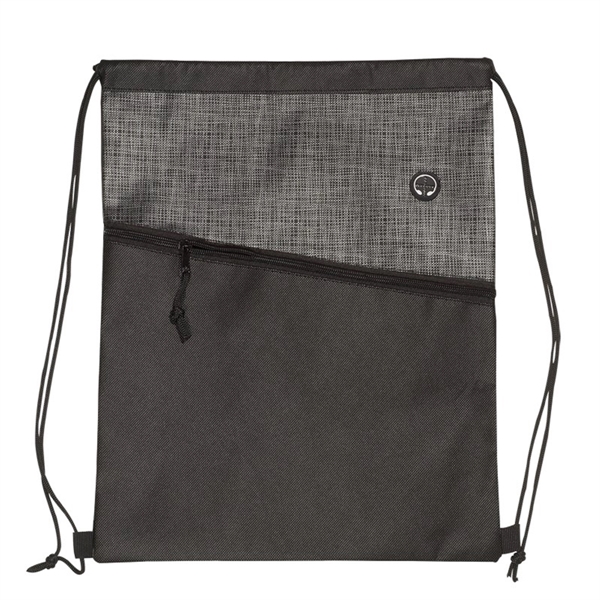 Two-Toned Drawstring Knapsack - Two-Toned Drawstring Knapsack - Image 1 of 6