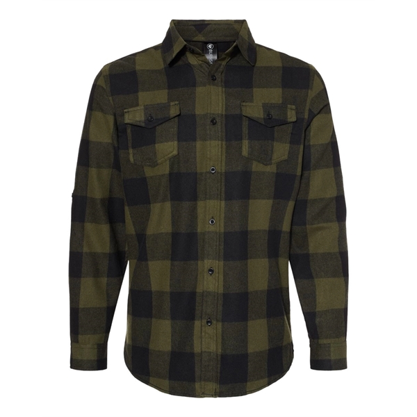 Burnside Yarn-Dyed Flannel Shirt - Burnside Yarn-Dyed Flannel Shirt - Image 47 of 61