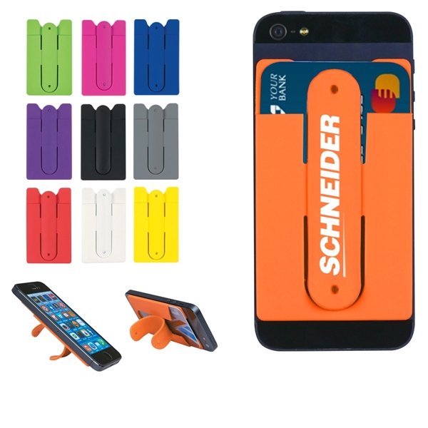 Silicone Phone and Wallet Sleeves with Stand - Silicone Phone and Wallet Sleeves with Stand - Image 1 of 29