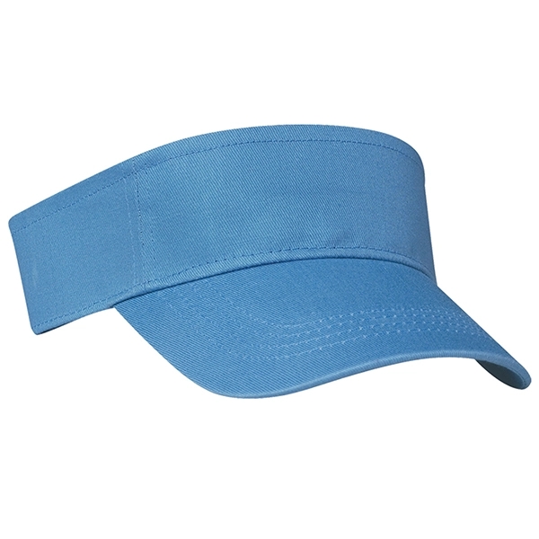 100% Cotton Twill Visor - 100% Cotton Twill Visor - Image 4 of 8
