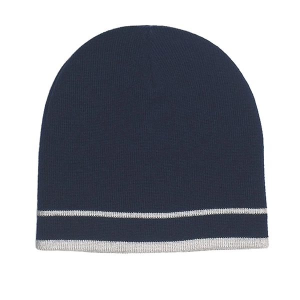 100% Acrylic Knit Beanie For Winter - 100% Acrylic Knit Beanie For Winter - Image 6 of 7