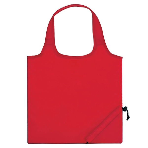 Foldable Drawstring Tote Bag - Foldable Drawstring Tote Bag - Image 7 of 17