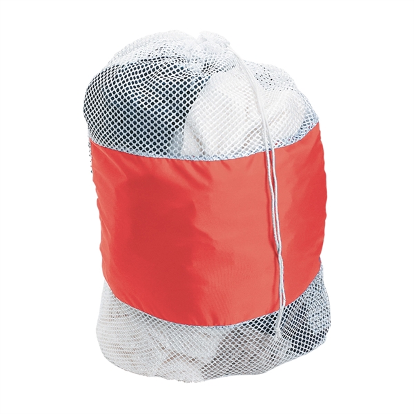 25"x 36" Mesh Laundry Bag with Drawstring - 25"x 36" Mesh Laundry Bag with Drawstring - Image 4 of 11