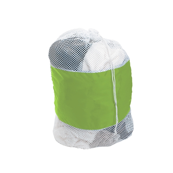 25"x 36" Mesh Laundry Bag with Drawstring - 25"x 36" Mesh Laundry Bag with Drawstring - Image 7 of 11