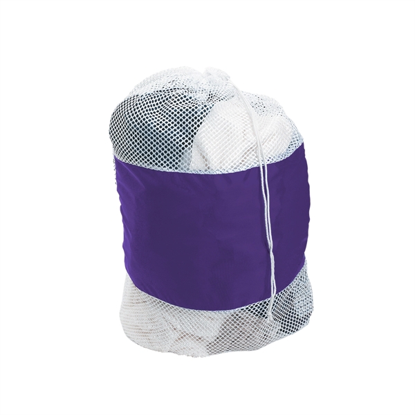 25"x 36" Mesh Laundry Bag with Drawstring - 25"x 36" Mesh Laundry Bag with Drawstring - Image 9 of 11