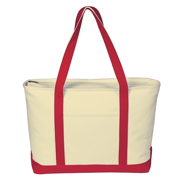 24. oz Cotton Tote Bag for Everyday Use - 24. oz Cotton Tote Bag for Everyday Use - Image 2 of 6