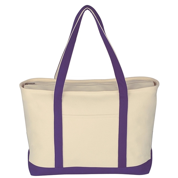 24. oz Cotton Tote Bag for Everyday Use - 24. oz Cotton Tote Bag for Everyday Use - Image 3 of 6