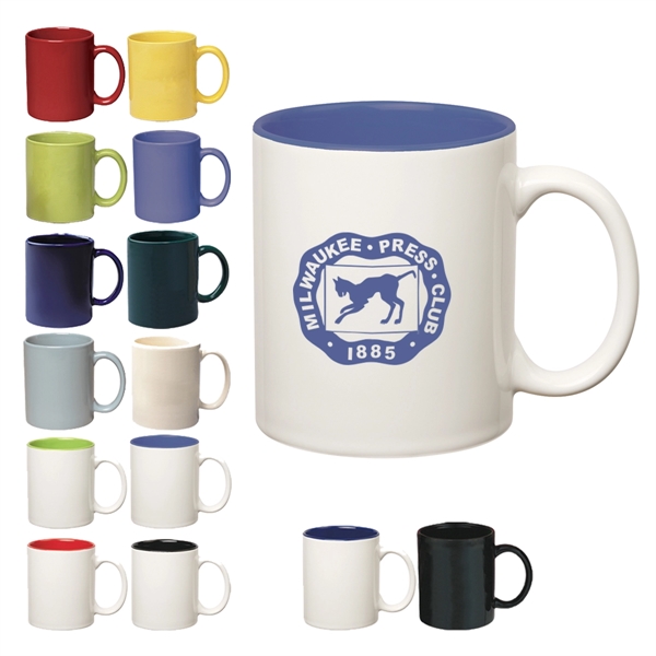 11 oz. Colorful Stoneware Mug - 11 oz. Colorful Stoneware Mug - Image 0 of 15