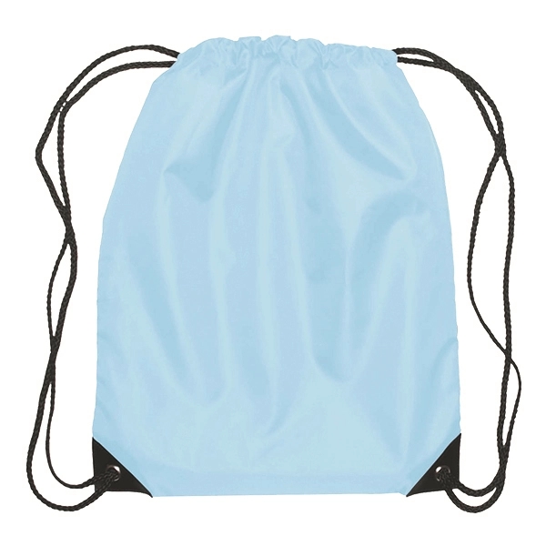 Polyester Drawstring Backpack - Polyester Drawstring Backpack - Image 3 of 20