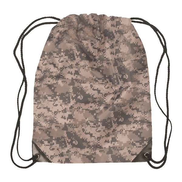 Polyester Drawstring Backpack - Polyester Drawstring Backpack - Image 5 of 20