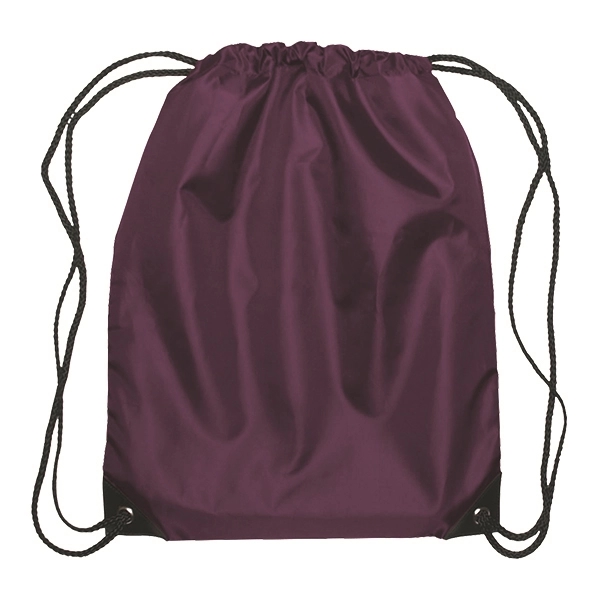 Polyester Drawstring Backpack - Polyester Drawstring Backpack - Image 13 of 20