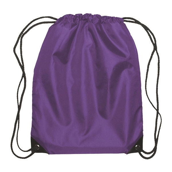 Polyester Drawstring Backpack - Polyester Drawstring Backpack - Image 15 of 20