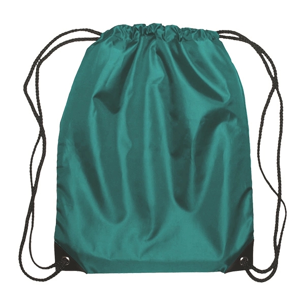 Polyester Drawstring Backpack - Polyester Drawstring Backpack - Image 18 of 20