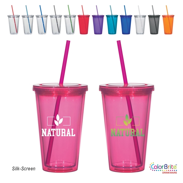 16 oz. Acrylic Tumbler with Double Insulation - 16 oz. Acrylic Tumbler with Double Insulation - Image 1 of 15