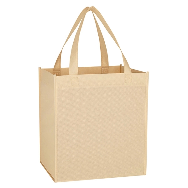 Reusable 80g Non-Woven Shopper's Tote Bag - Reusable 80g Non-Woven Shopper's Tote Bag - Image 3 of 7