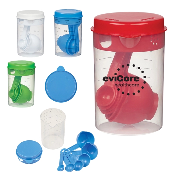 7-Piece BPA-free Measuring Cups and Spoon - 7-Piece BPA-free Measuring Cups and Spoon - Image 1 of 15