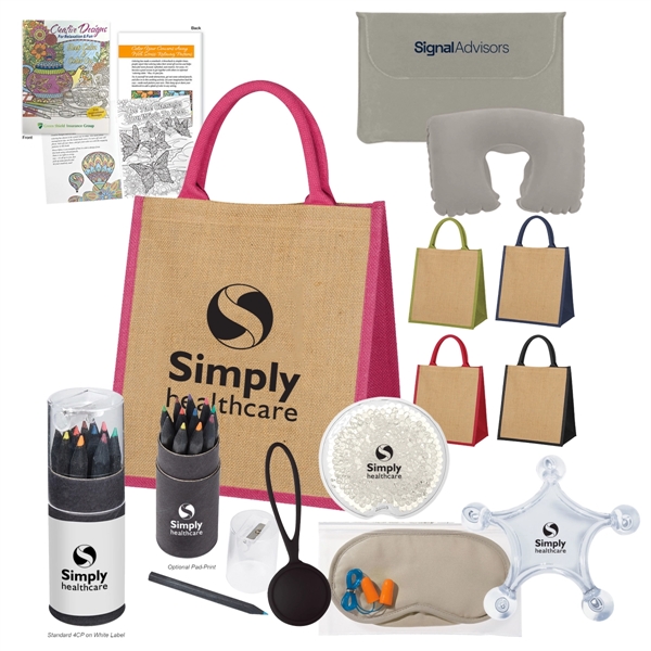 Complete Relaxation Set in a Jute Bag - Complete Relaxation Set in a Jute Bag - Image 1 of 7
