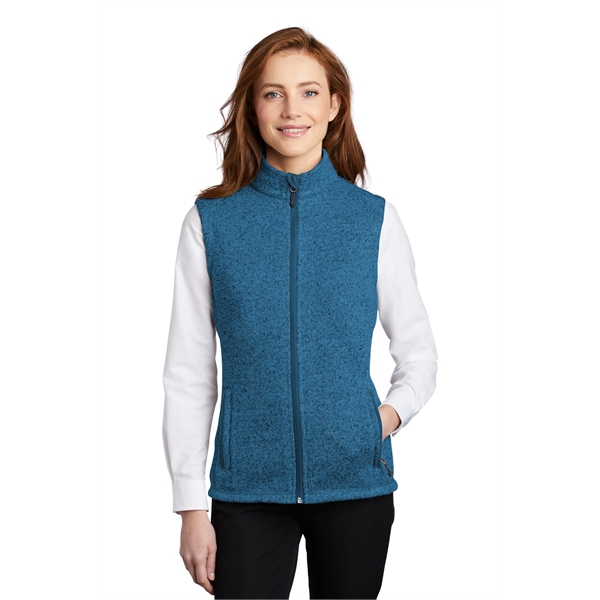 Port Authority Women's Sweater Fleece Vest - Port Authority Women's Sweater Fleece Vest - Image 11 of 15