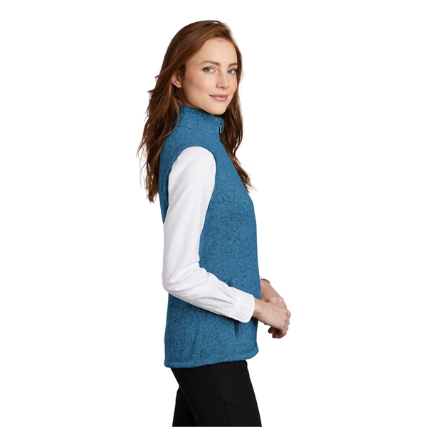 Port Authority Women's Sweater Fleece Vest - Port Authority Women's Sweater Fleece Vest - Image 13 of 15