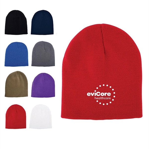 100% Knitted White Beanie - 100% Knitted White Beanie - Image 0 of 5