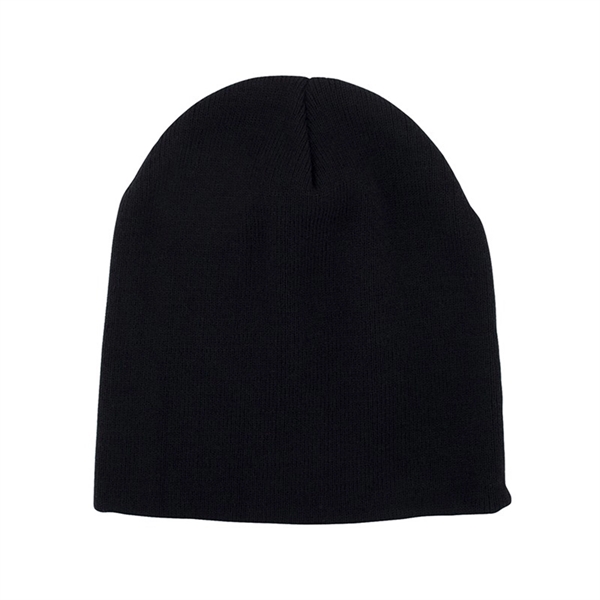 100% Knitted White Beanie - 100% Knitted White Beanie - Image 1 of 5