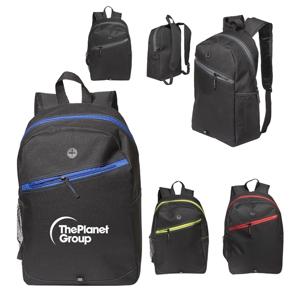Polyester Zip fastening Tech Backpack - Polyester Zip fastening Tech Backpack - Image 0 of 4